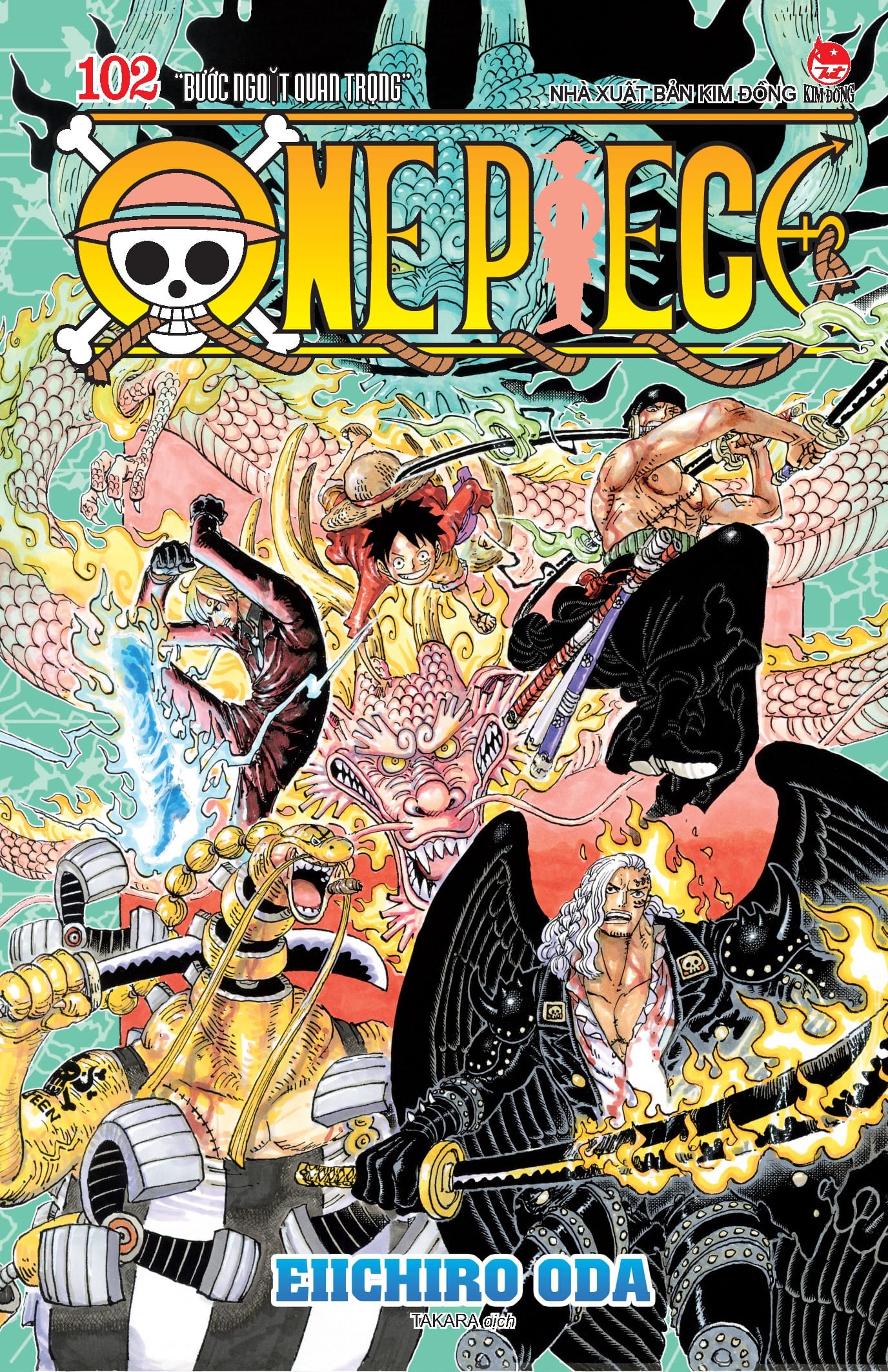 One Piece - Tập 102 - Bìa áo